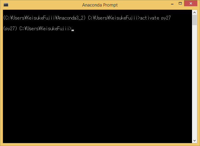 activation of virtual env on Windows